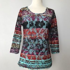 🛑 Peck & Peck lace top❗️